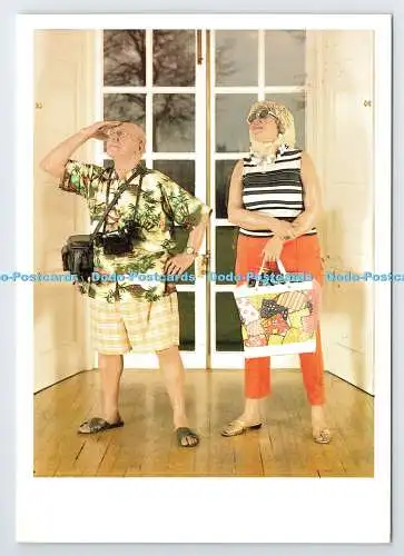 D335976 Touristen. Duane Hanson. Scottish National Gallery of Modern Art. H.M.S