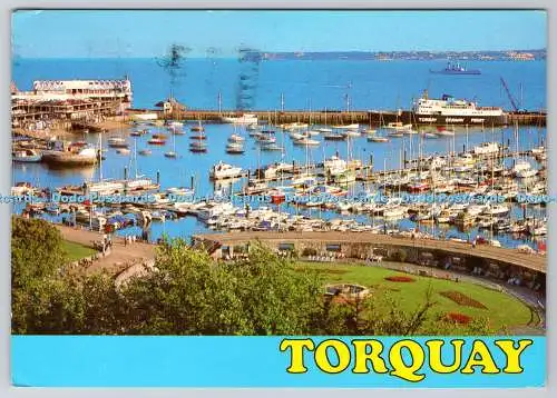 D333261 Torquay. Princess Gardens und Hafen. J. Salmon Ltd. Cameracolour. 1989