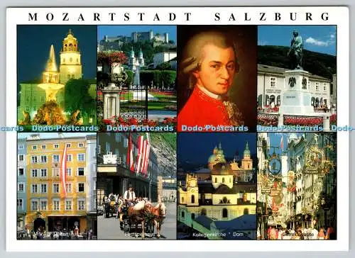 D333262 Mozartstadt Salzburg. W. A. Mozart. Mirabellgarten. Residenzbrunnen. H.