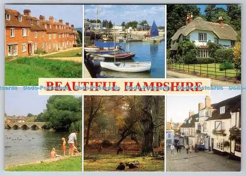 D328070 Hampshire. Schwanengrün. Lymington. Keyhaven. Bucklers Hard. J. Salmon Ltd