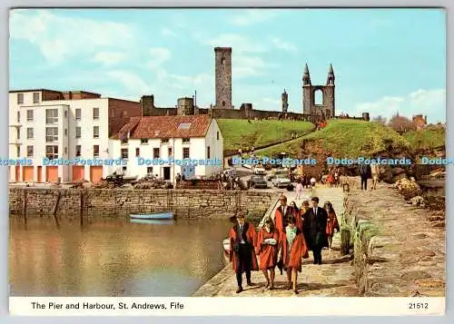 D330634 Fife. St. Andrews. Der Pier und Hafen. Whiteholme. Dundee. A Hail Cale