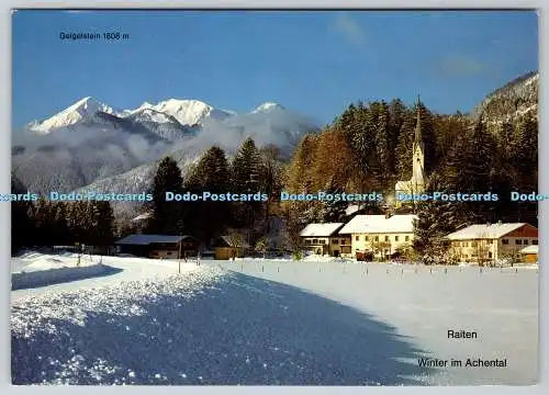 D333281 Raiten. Winter im Achental. Geigelstein 1808 m. Ruperti. G. Schuster