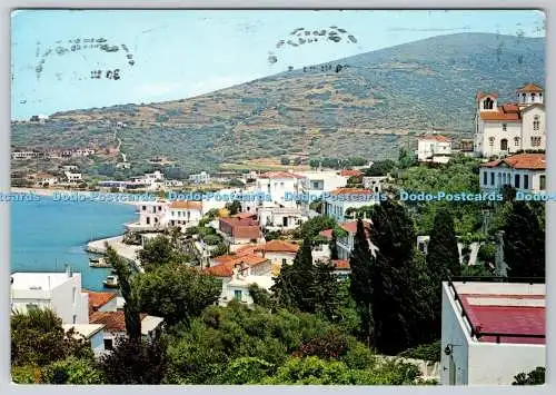 D328088 Andros. Batsi. Eine Teilansicht. Delta