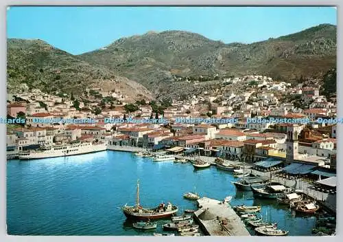D328089 Hydra. Der malerische Hafen. Griechenland. Edition Assimacopoulos Freres. A