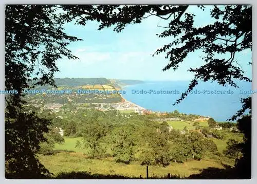 D328091 Blick vom Peak Hill. Sidmouth. Devon. J. Arthur Dixon Ltd. DRG. Ein Dickin