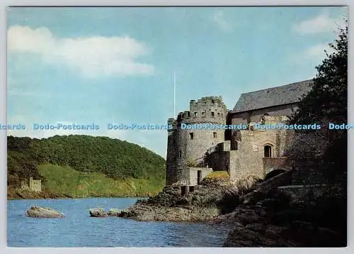 D328093 Dartmouth Castle und Kirche St. Petrox. Devon. Arbeitsministerium. Krähe