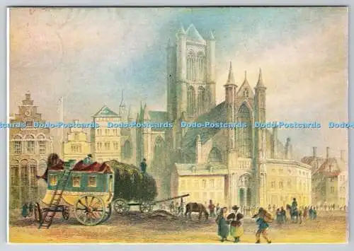 D333311 Gand. Eglise Saint Nicolas. EditiOns de Beloeil. Bartlett