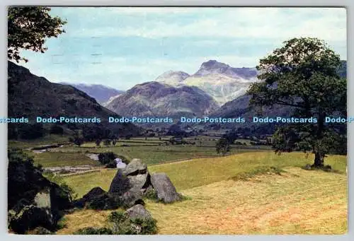 D328118 Westmorland. Langdale. Hechte mit Bogen fielen darüber hinaus. Toller Langdale Beck.