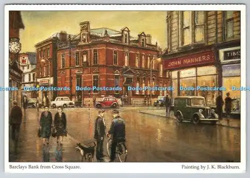 D330675 Barclays Bank von Cros Square. Dennis Print. J. K. Blackburn. 1997