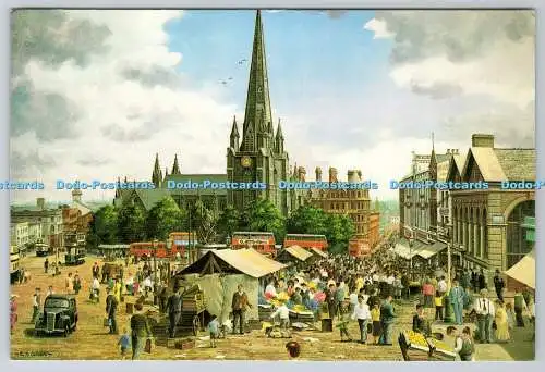 D330676 Birmingham. Die alte Stierkampfarena. M.A. Kunst. Nr. 2. Postkartenserie. R