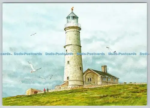 D330679 Leuchtturm von Lundy. Bristol Channel. Leander. Gravesend. Kent. P. Chestert