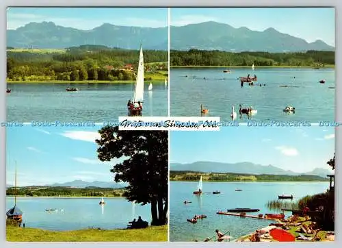 D333324 Gruss vom Simssee. Obb. E. Feldbauer. Nr. 4967. Multi View