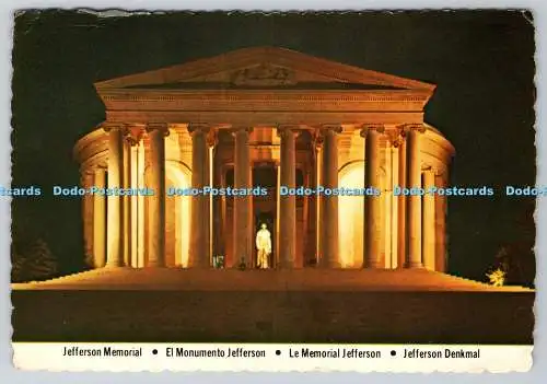 D328144 Jefferson Memorial. Von Rudolph Evans. Silberne Souvenir Sales Inc. Washi