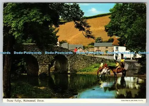 D328154 Doone Valley. Malmsmead. Devon. John Hinde Ltd. F. R. P. S. PM Somerset.