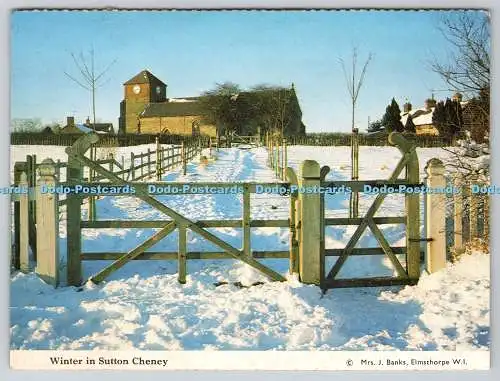 D333355 Winter in Sutton Cheney. Frau J. Banken