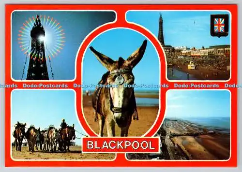 D328157 Blackpool. Esel. Escudo de Oro. Fisa. I.G. Barcelona. Multi View