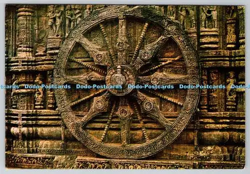 D328169 Sonnenwagenrad. Konarak. Indien. M.T.C. Produkt
