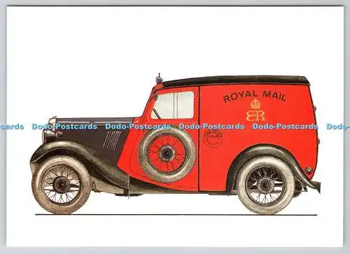 D333380 Royal Mail. Morris 8. Serie 1. Radstand 7. 6. 1936. Richard Blake und