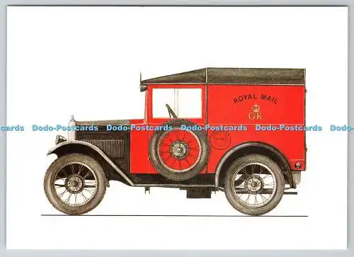 D333381 Royal Mail. Morris Minot Van Radstand 6. 6. 1933. Richard Blake und Nat
