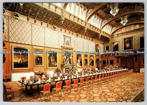D328206 Windsor Castle. Die Waterloo Kammer. Pitkin Bild. Topical Press Lt