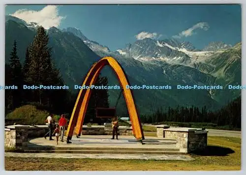 D330756 Rogers Pass. Im schönen British Columbia. Scenic Trans Canada Highway.