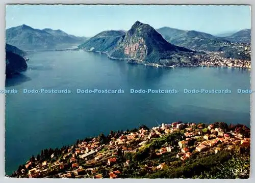 D328213 Castagnola Lugano. Con il Ponte di Melide. A. Pancaldi. IRIS. Beccarelli