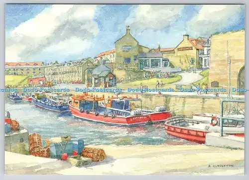 D330766 Seahouses Harbour. Barry Claughton