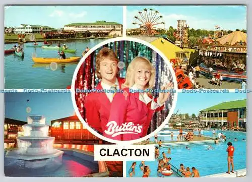 D333422 Butlin Clacton. John Hinde Ltd. Multi View. 1983