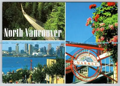 D330773 North Vancouver. B.C. Kanada. Die Multiview-Aufnahme bietet die Ansicht von V