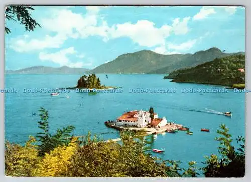 D328231 Korfu. Die Pontikonissi. Postkarte