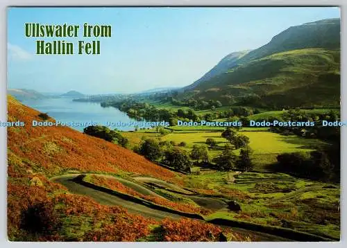 D333429 Ullswater von Hallin Fell. Cumbria. John Hinde Ltd. Edmund Nagele