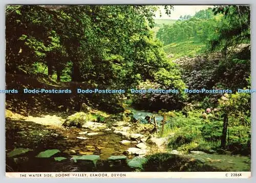 D333434 Devon. Exmoor. Doone Valley. Die Wasserseite. Judges Limited. C 2286 X. 1