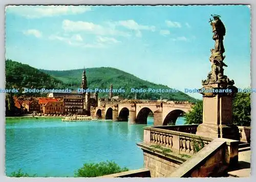 D333537 Heidelberg. Alte Neckarbrücke. Krüger