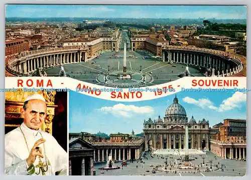 D333539 Roma. Anno Santo 1975. Souvenir. Ma. Pi. R. Multi View