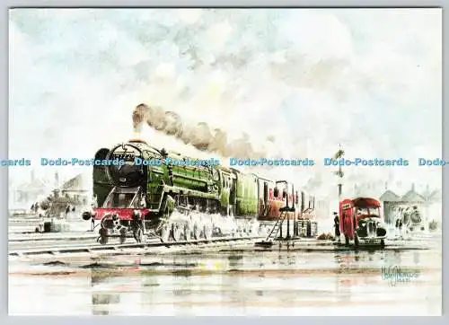 D328348 Letzte Dampflok gebaut in Swindon Works. Abendstern. Royal Mail. A Post