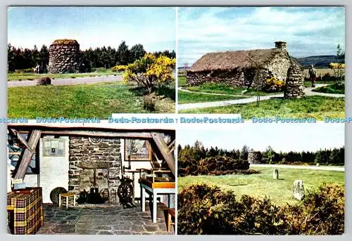 D330891 Culloden Battlefield. The Memorial Cairn. J. Arthur Dixon. Multi View