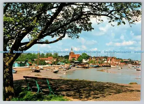 D333604 Maldon. Essex. St. Mary Church und der Fluss Blackwater. Witley Press. C
