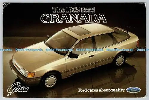 D333655 Der 1985 Ford Granada. Granada Ghia mit optionaler Metallic-Lackierung