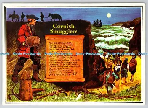 D333658 Cornish Smugglers. Murray King. Studio Casa Mia. St. Ives. Cornwall. Pos