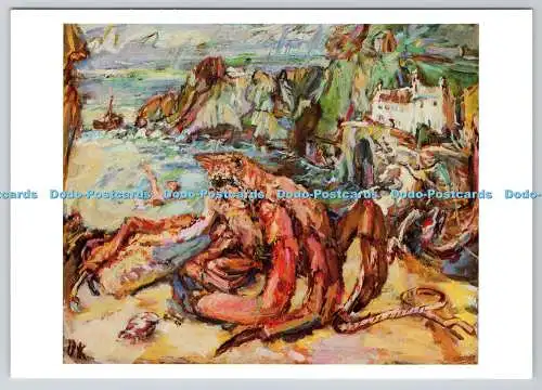 D328472 Oskar Kokoschka. Die Krabbe. Treuhänder der Tate Gallery. Das Rundholz P