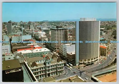 D333670 Auckland City. Ein Blick nach Westen zu den Waitakere Ranges. A.H.a