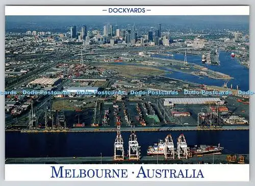 D333671 Melbourne. Australien. Werften. Nucolorvue