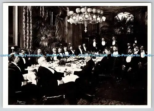 D328529 New York 1900. Das Harrison Grey Fiske Dinner. Byron. Rapoport Druck