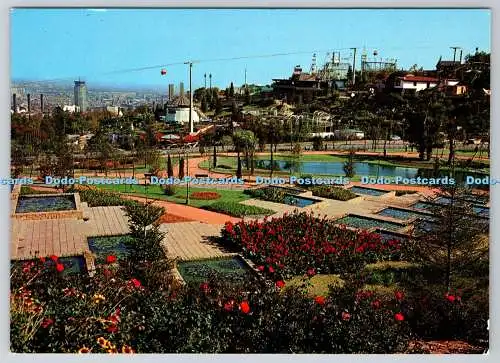 D328533 Spanien. Barcelona. Montjuich. Jardines de Mossen Cinto. Campana. Puig Ger