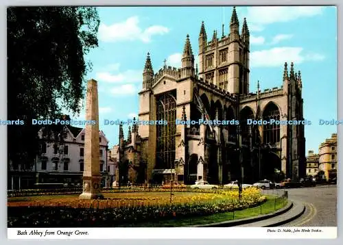 D328538 Avon. Bath Abbey von Orange Grove. D. Edel. John Hinde. Irland. 2DC 8