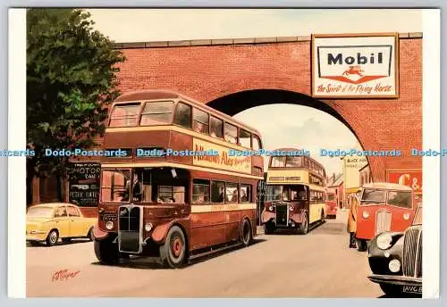 D333733 Coventry einzigartiger London Typ R. T. und Crossley White Lady Rush Along von