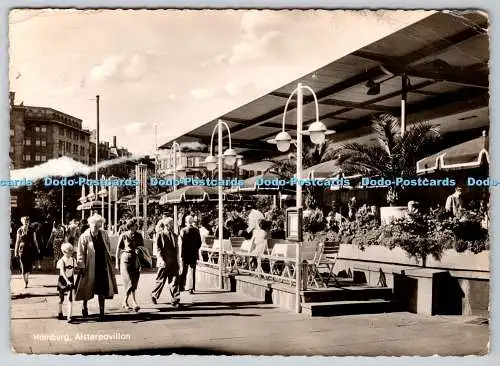 D331099 Hamburg. Alsterpavillon. Postkarte