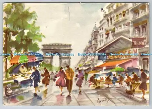 D333754 Paris. M. Legendre. Champs Elysees. Cafe George V. N. D. F. PM. Lille. N