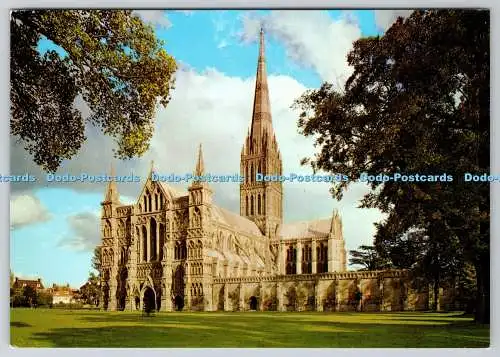 D333757 Kathedrale von Salisbury. Westfront. J. Arthur Dixon. Kenneth Scowen