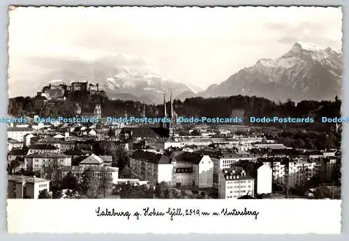 D331143 Salzburg a. Hohen Goll. Untersberg. C. Jurischek. RP